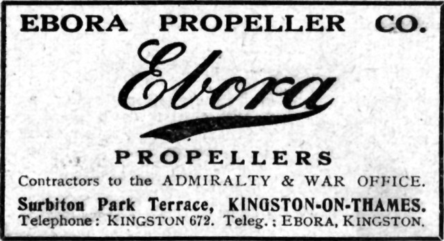 Advertentie Ebora Propellor