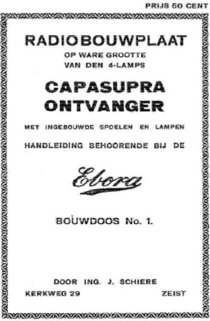 Ebora Capasupra ontvanger bouwdoos